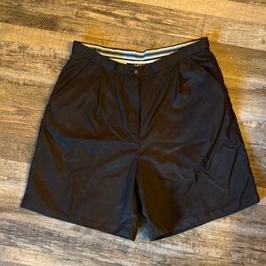 Elegant Black High Waist Women's Shorts / DG30